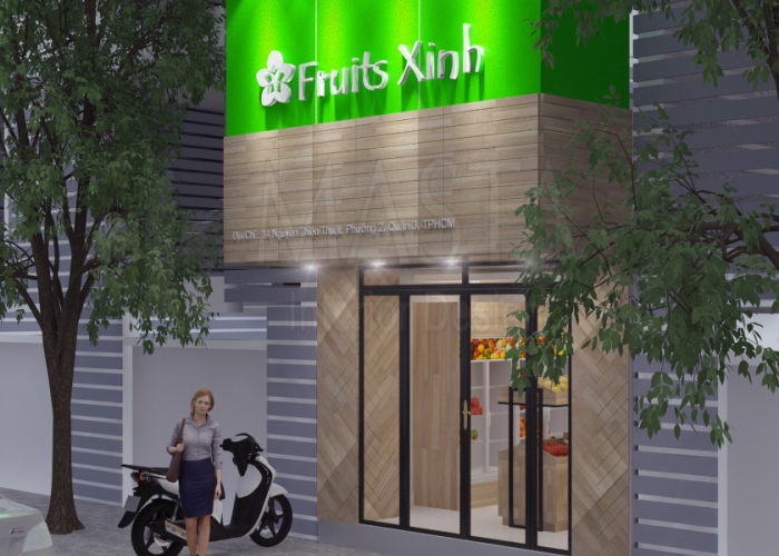 THIẾT KẾ CỬA HÀNG TRÁI CÂY - ANH SỸ